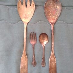 Antique Silver Plated Silverware
