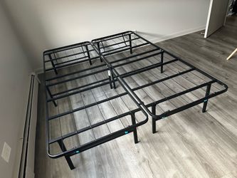 Queen size metal bed frame