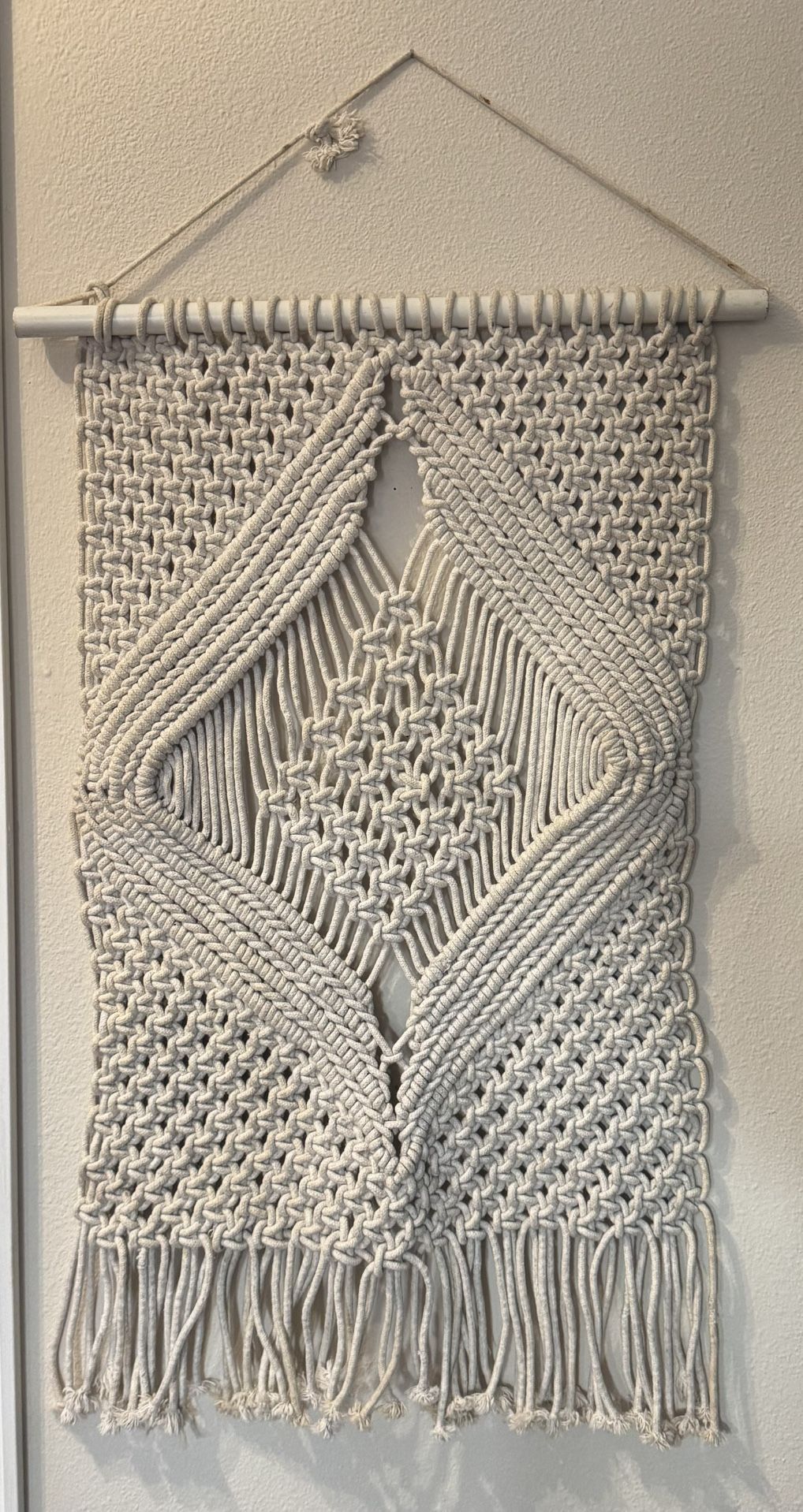 Hanging Macrame BOHO Wall Art just $5