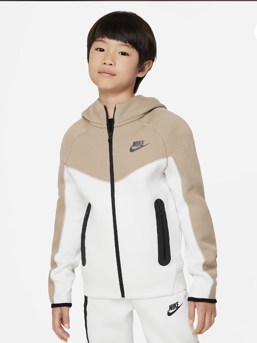 NIKE TECH HOODIE FD3285-121 PANTS FQ3287-101 KIDS SWEATSUIT SIZE XL