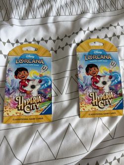 Lorcana Hyperia City Sleeved Booster Packs