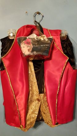 Women ring master costume size Large 20 bucks