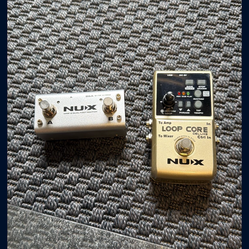 Looper pro Nux with external pedal