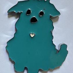 Enamel Pup Pendant For Making Jewelry 