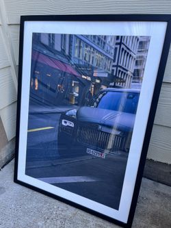Framed Photograph Decor- Rolls Royce 