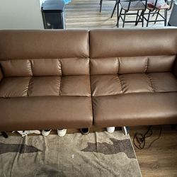 Brown Futon/Sofa