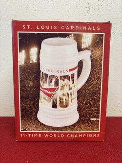 St. Louis Cardinals 11-Time World Champions Stein New In Box