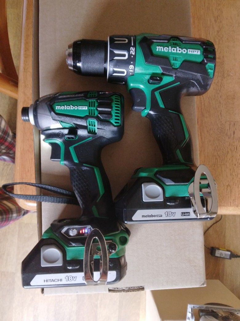 Read The Ad Metabo 18V Brushless Triple Hammer Impact Driver And Hammer Drill Kit With Battery