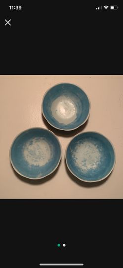 Vintage Hand painted Chinese Bowls (3)