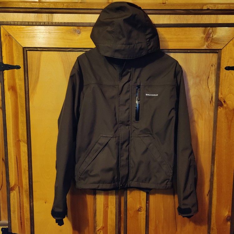 Grundens Workwear Boss Jacket Mens XSM Brown Waterproof NEW