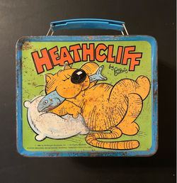 Vintage Aladdin Heathcliff metal lunchbox