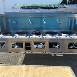NSF 5 hole Chinese Wok Range made USA CWRUS-5H