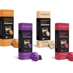 COMPATIBLE WITH STARBUCKS VERISMO, CAFFITALY, CBTL, K-FEE SYSTEMS 80 PODS (VARIETY PACK)- ONLY 78 PODS