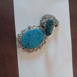 Turquoise Ring And Necklace