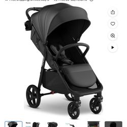 Mompush Wiz 2-in-1 Convertible Baby Stroller with Bassinet Mode, Foldable Infant Stroller with Reversible Seat and Large UPF 50+ Сапору