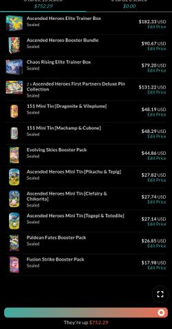 Pokemon sealed lot