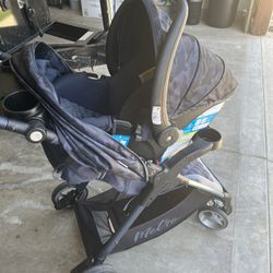 Baby Stroller And Car seat With Base 