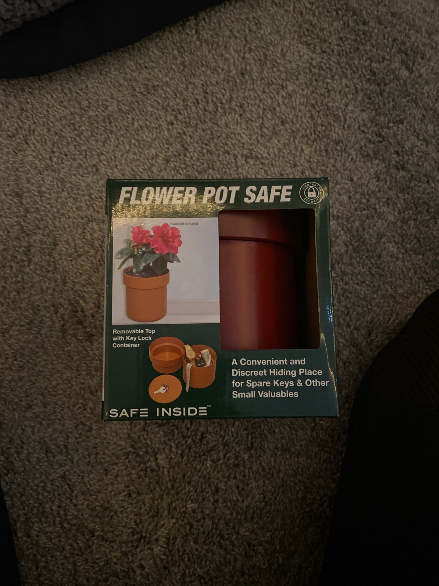 Flower pot safe