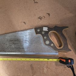 Vintage Craftsman Kromedge 26" Hand Saw