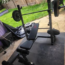 Weight Bench & Weights