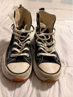 Converse Run Star Hike Platform Sneaker - Black / White / Gum