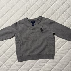 Kids Grey Sweatshirt, Ralph Lauren