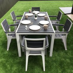 Patio Table & 6 chairs Y Nuevos En Caja 