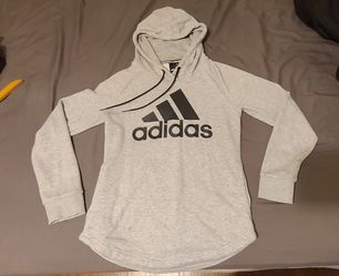 Woman's Adidas hoodie Gray- size XS