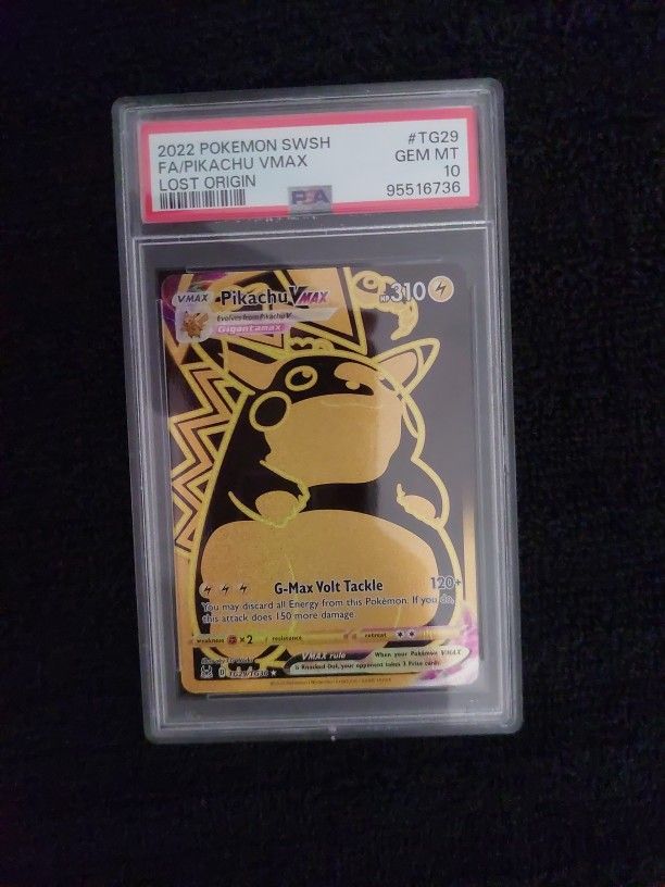 Pikachu Vmax Pokemon Card