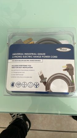 UNIVERSAL 3 - PRONG ELECTRIC POWER CORD 