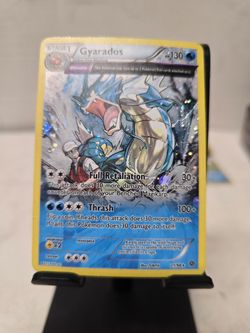 Gyarados Holo Rare card from the 2015 Pokémon TCG XY – Ancient Origins set (card number 21/98),
