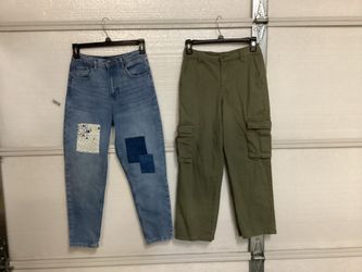 Two pair of girls jeans, size 12