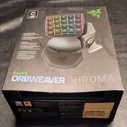 Brand New Sealed Razer Orbweaver Chroma Adjustable  Mechanical Gaming Keypad - Left.