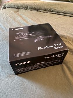 Canon G7X Mark III Black - Brand New Never Opened