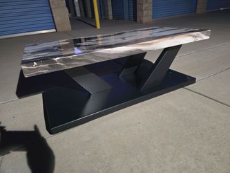 Faux marble coffee table and end table set