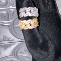 18k Gold Plated Unisex Cuban Link Ring 