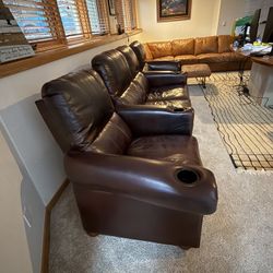 Theater Leather Recliners 4