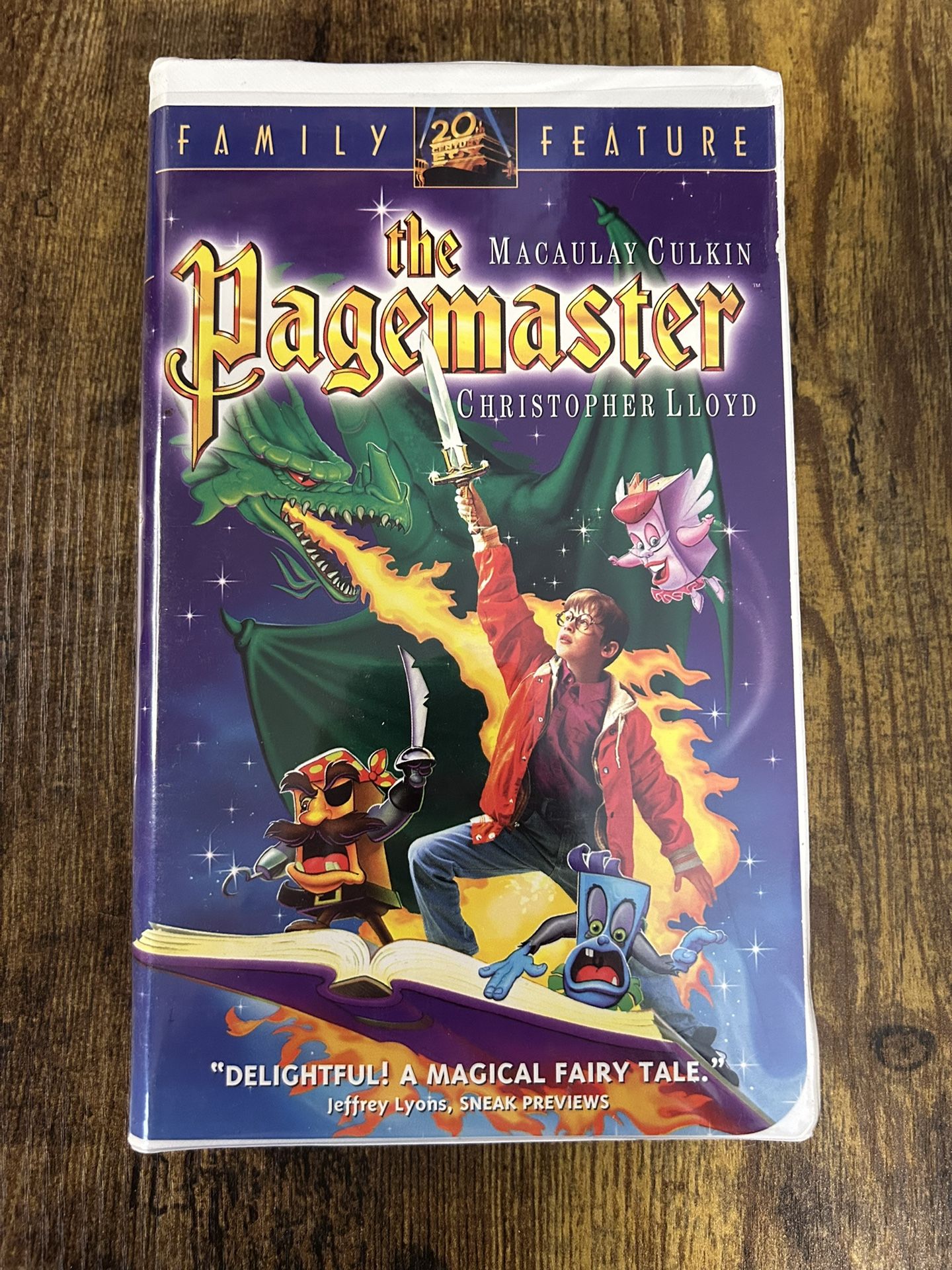 📼 The Pagemaster VHS – Macaulay Culkin Fantasy Adventure! 🐉✨