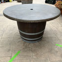 Outdoor Concrete Table