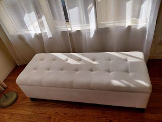 Bench with storage space