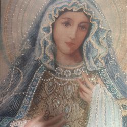 Mosaic Painting Virgin Mary 