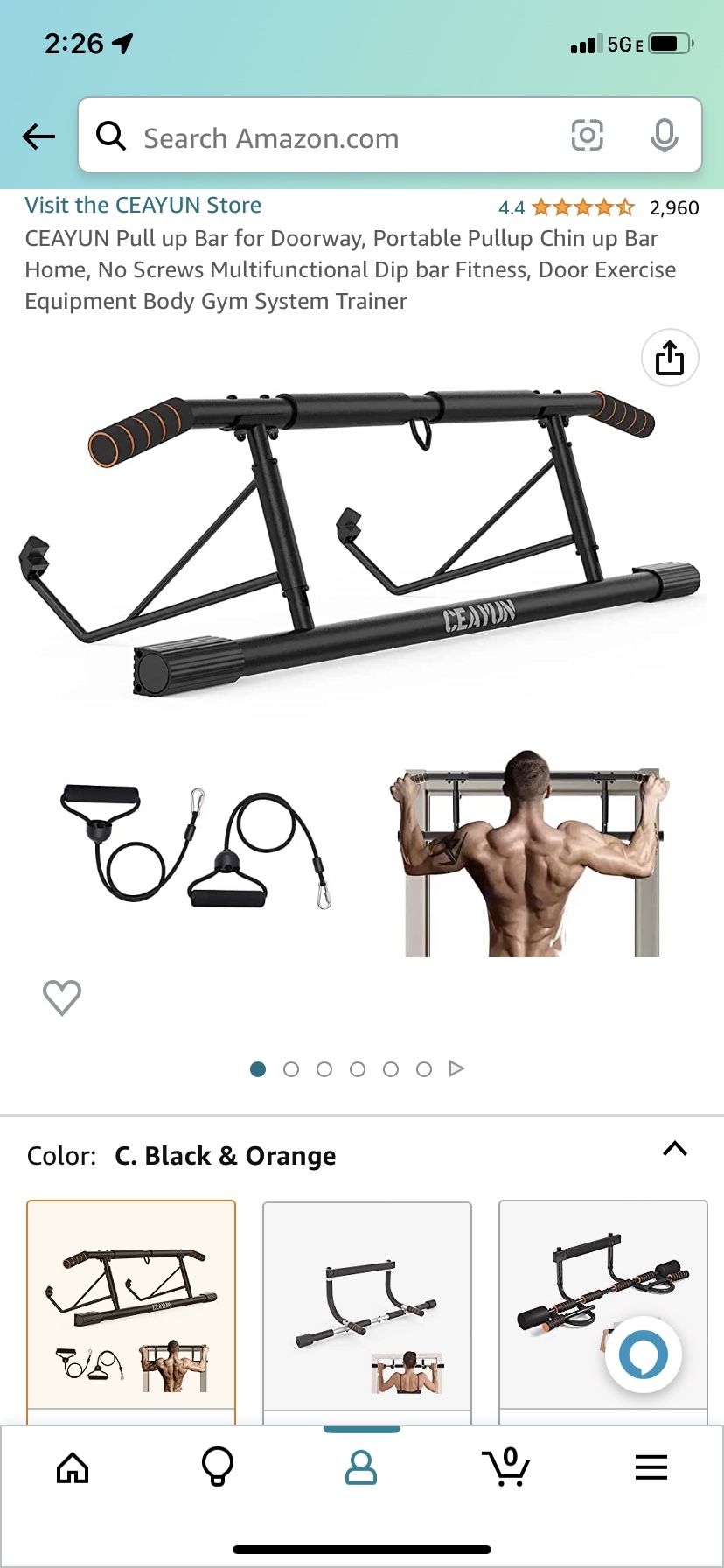 Pull up Bar for Doorway
