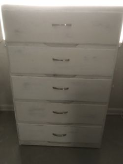 Refinished shabby chic dresser
