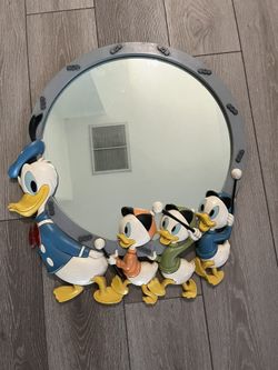 Donald Duck vintage Disney mirror Disney