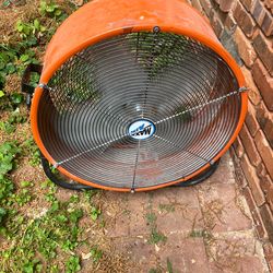 Maxx Air 24 inch 2 speed tiltable drum fan