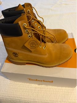 Timberland Premium 6-inch Waterproof Boots - Men’s 9.5 - Wheat Nubuck