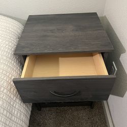 Grey End Table