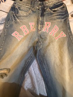 Raspberry jeans