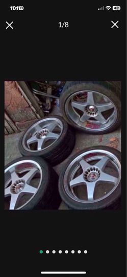 $1,200 Real Japanese JDM Sparco Wheels 5 X 114 From NSX Acura Fits Most Rear Wheel Drive