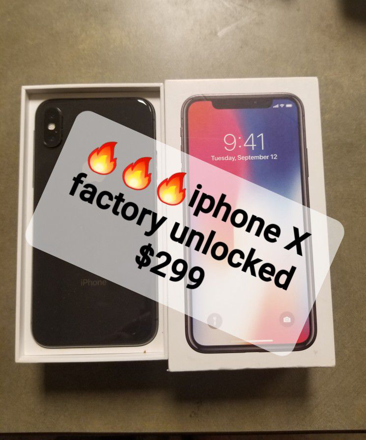 iPhone X Factory Unlocked 